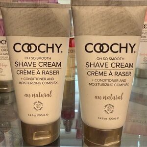 Coochy Shave Cream set of 2 Au Natural unscented
